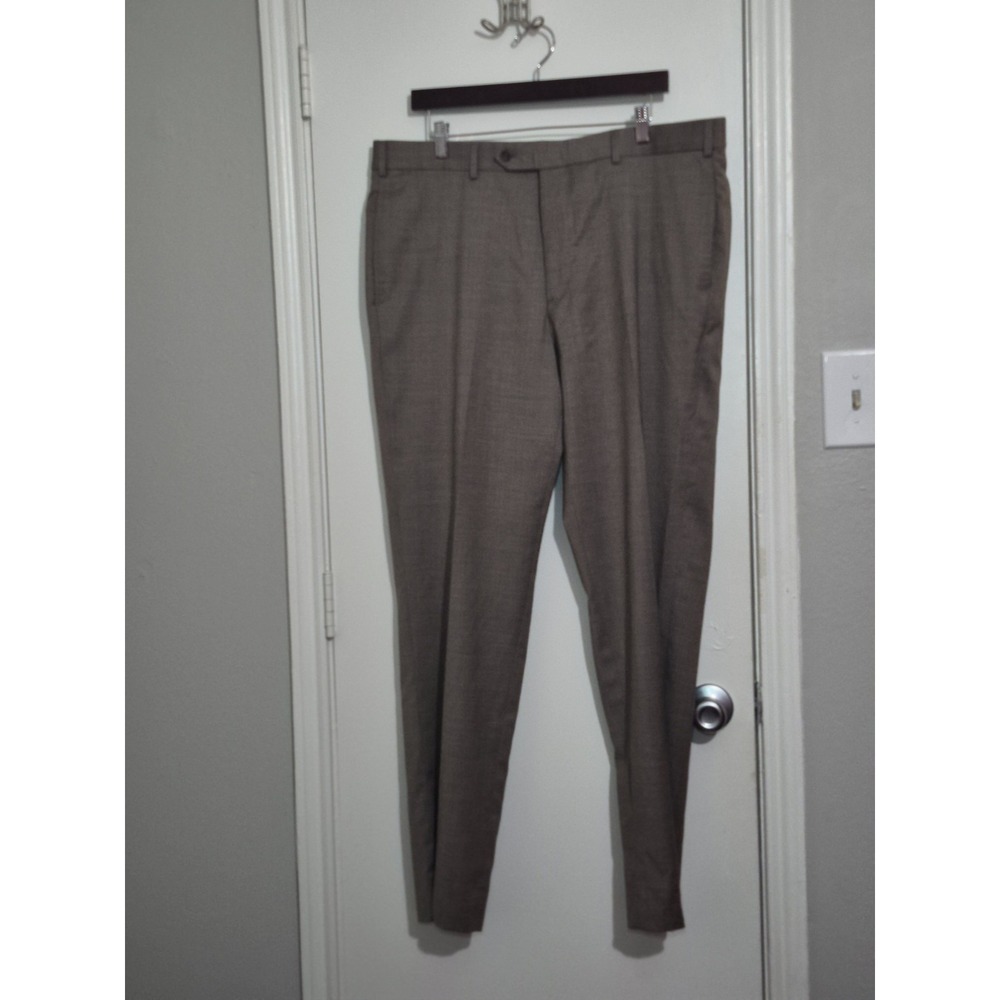 Brooks Brothers Men's Regent Fit Pants W40/L32 Wool Minimalist Brownish Gray